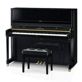 YAMAHA Upright Piano U1H  Black  (Renewed) Made in Japan